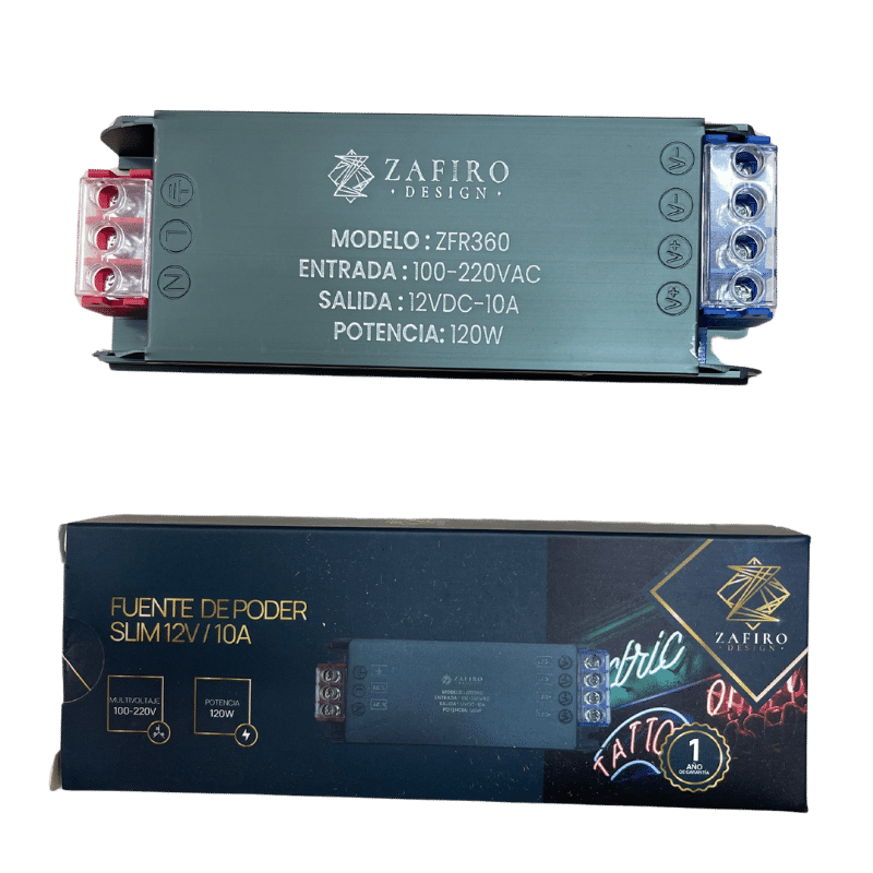 FUENTE DE PODER ZAFIRO SLIM 12V 10AMP